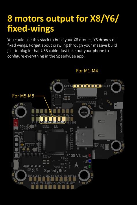 New Speedybee F405 V3 50a Stack Fc Ecs Bmi270 30x30 Flight Controller