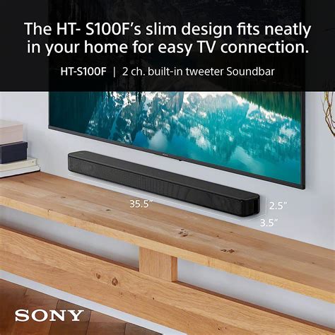 Sony S100f Soundbar With Bass Reflex Speaker And Bluetooth In Nepal At Npr 0 Rating 4 3