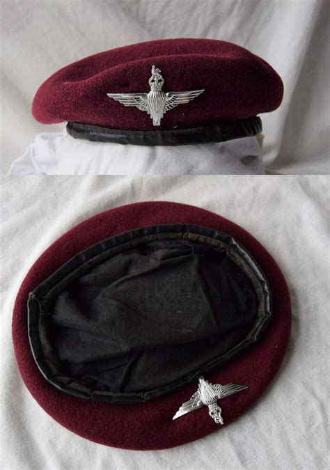 post war British Parachute regiment and Airborne forces maroon berets