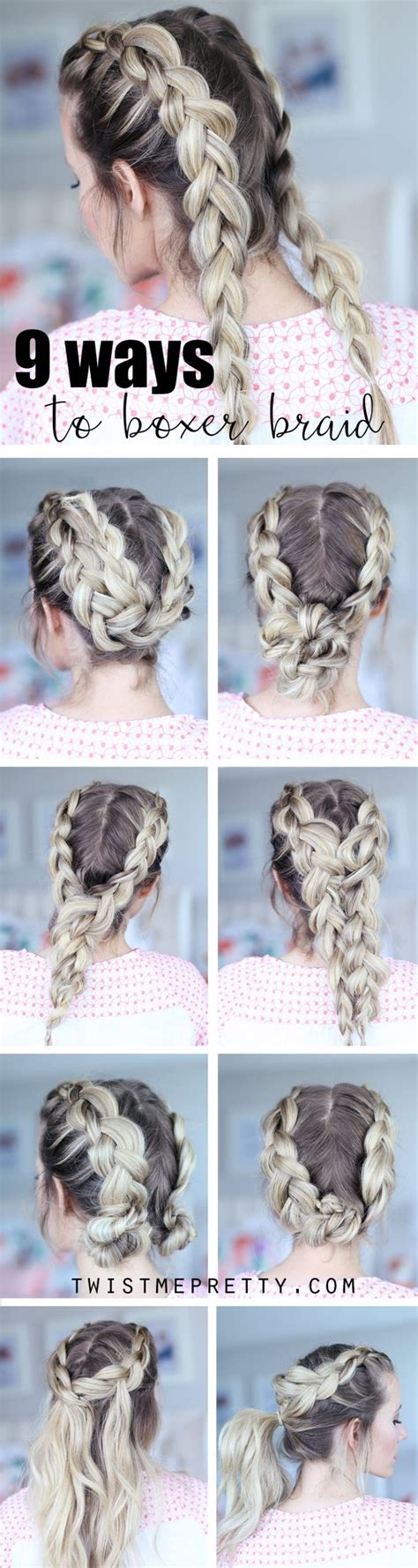 Ways To Boxer Braid Your Hair Twist Me Pretty Abby Smith Boxer