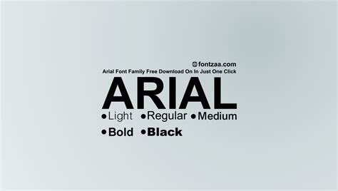 Arial Font - Fontzaa - Fonts Free Download