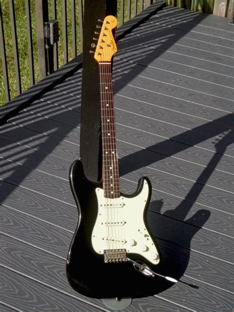 Fender Stratocaster 62 Reissue 1987 Black Finish Guitar For Sale