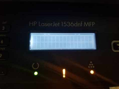 HP LaserJet 1536 dnf MFP freezes after power up - HP Support Community ...