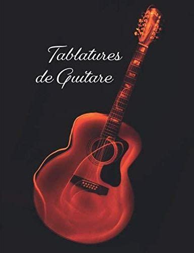 Cahier De Musique Pour Guitare Vierge Tablatures Et Port Es Format