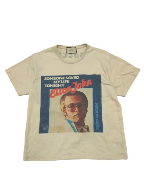 GUCCI X ELTON JOHN Men S Fashion Tops Sets Tshirts Polo Shirts