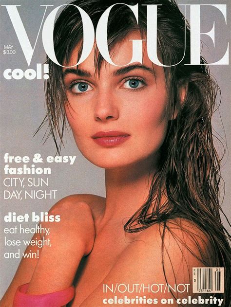 Paulina Porizkova Throughout The Years In Vogue Paulina Porizkova Vogue Us Vogue Covers