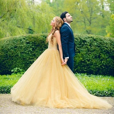 Popular Yellow Wedding Dress Buy Cheap Yellow Wedding Dress Lots From