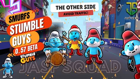 New Update In Stumble Guys X Smurfs Stumble Guys 0 57 Beta New Maps