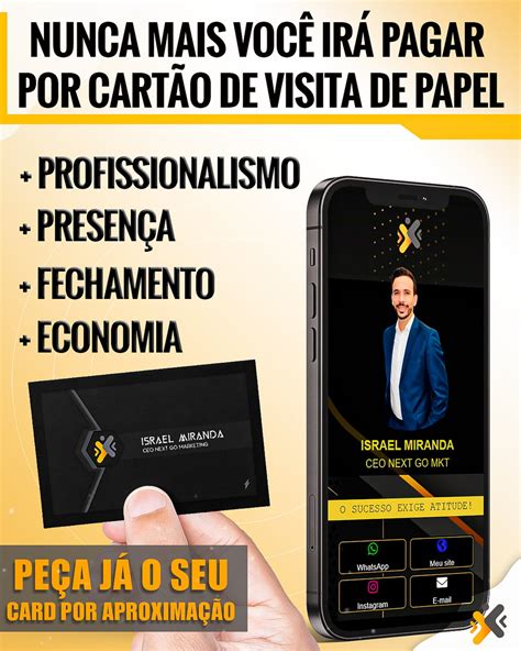 Cartão De Visita Digital Por Aproximação Elo7