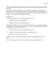 Practice Exercises Inferential Statistics Assignment Instructions Docx