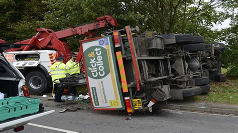 Ashford Dramatic Photos Show Aftermath Of Lorry Crash On A20 By