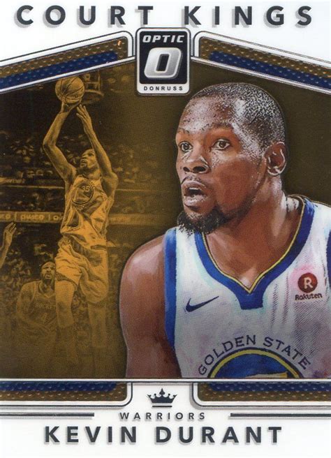 2017 18 PANINI OPTIC INSERT COURT KINGS KEVIN DURANT WARRIORS NO 36 EBay