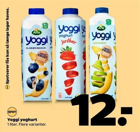 Yoggi Yoghurt Tilbud Hos Netto