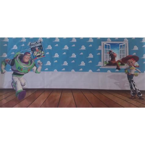 Painel Sublimado Em Tecido Estampado Toy Story X Cm Shopee Brasil