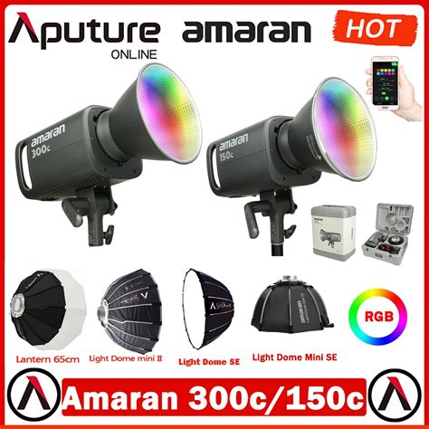 Aputure Amaran 300c 150c RGB Full Color 2500K 7500K Studio LED Video ...