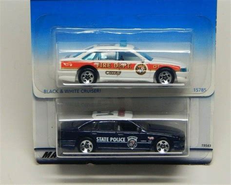 Hot Wheels State Police Car Collector Fire Dept Chief Cruiser Coll