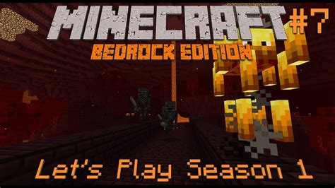 Exploring The Nether Episode 7 Let S Play Season 1 Minecraft Bedrock Edition 1 16 Youtube