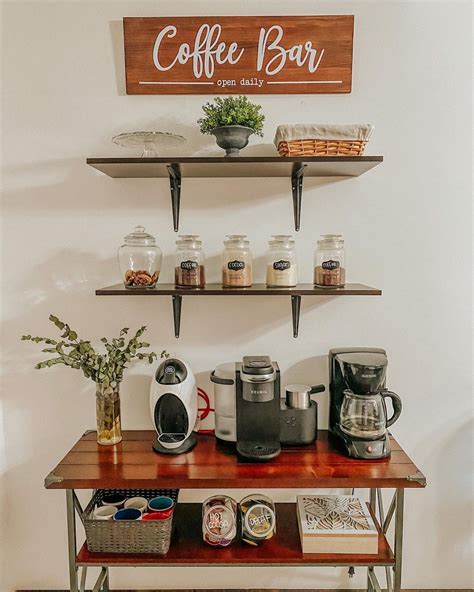 40 Creative And Inviting Coffee Bar Decor Ideas