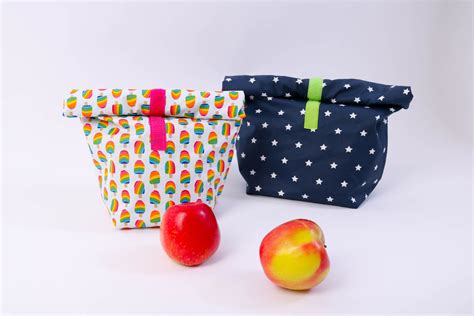 Lunch Bag Schnittmuster Freebook Schnittmuster Gratis Schnittmuster