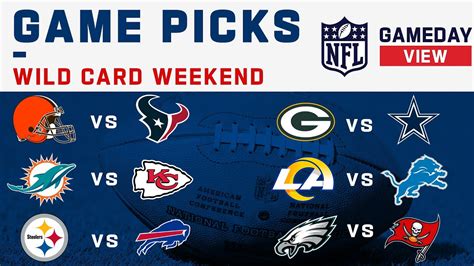 Super Wildcard Weekend Nfl Game Picks Youtube