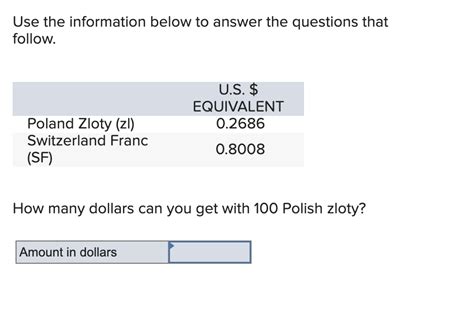 Solved Use The Information Below To Answer The Questions Chegg