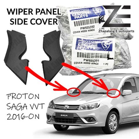 Original Proton New Saga Vvt Wiper Panel Side Garnish Cowl Cover