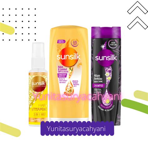 Jual Sunsilk Hair Mist 3 In 1 Vitamin Rambut Spray 40 Mlshampoo Black Shine 160mlsunsilk