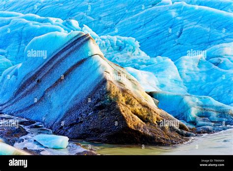 View Of Svinafellsjokull Glacier At The Vatnajokull National Park In