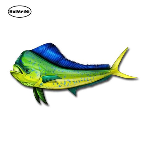 HotMeiNi 13cm X 6 4cm Coryphaena Hippurus Decal Funny Car Styling Vinyl