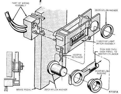 1966 Mustang Brake Light Switch Installation Vintage Mustang Forums