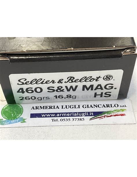 Cartucce Sellier Bellot Calibro 460 S W Mag 260 Gr