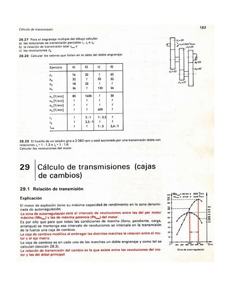 Calculo DE Relacion DE Transmision Redaccion 2 Studocu