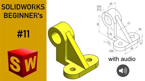 ⚡solidworks Beginners Tutorial Exercise 11 Youtube