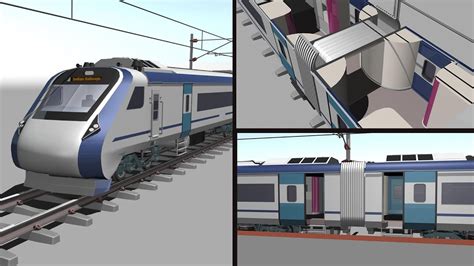 Explaining Indian Most Famous Train Vande Bharat Express 3D YouTube