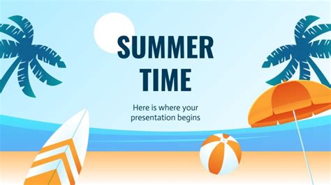 Summer Time | Google Slides & PowerPoint