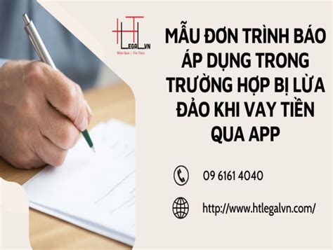 MẪU ĐƠN TRÌNH BÁO ÁP DỤNG TRONG TRƯỜNG HỢP BỊ LỪA ĐẢO KHI VAY TIỀN QUA