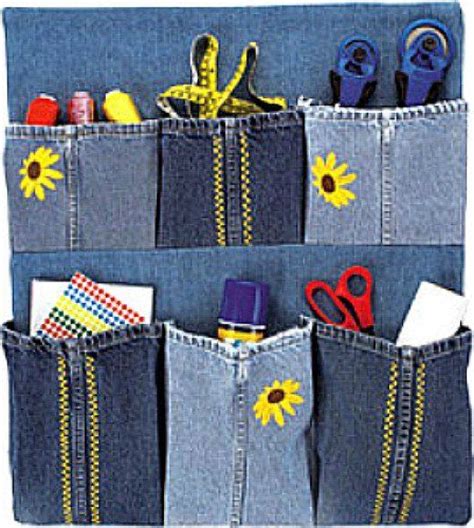 53 Craft Ideas Using Old Denim Jeans Denim Crafts Recycle Jeans And