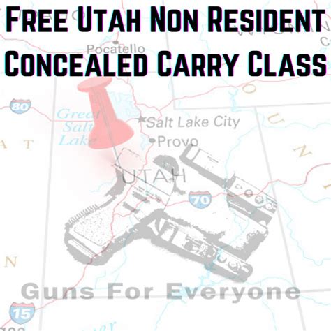 Utah Concealed Carry Curriculum Guns For Everyone