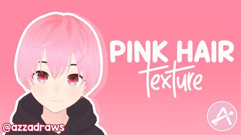 VROID Realistic Pink Hair Texture by Azzadraws on DeviantArt