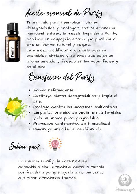 Purify Aceites Esenciales Doterra Bienestar Natural Doterra