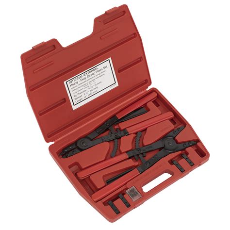 Circlip Pliers Set Internalexternal 400mm Heavy Duty Huttie