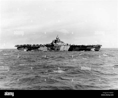 USS Franklin (CV-13)-Tarn Stock Photo - Alamy