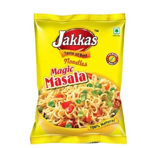 Jakkas Instant Magic Masala Noodles Packaging Size 30 G Packaging