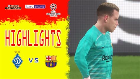 Dynamo Kyiv Vs Barcelona Uefa Champions League Highlights Youtube