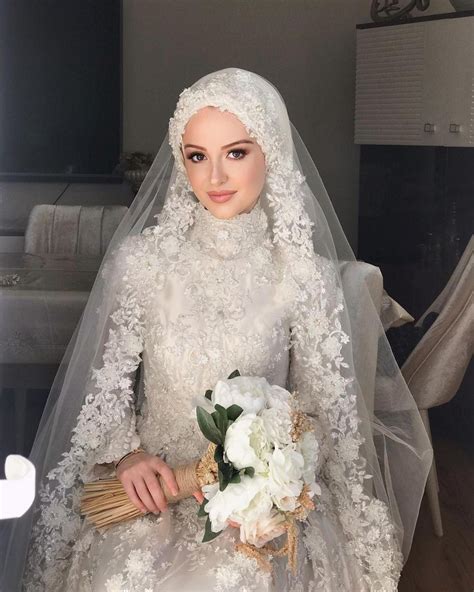 Wedding Dress Gelinlik Muslim Wedding Dress Hijab Bride Hijab Wedding Dresses Muslimah Wedding