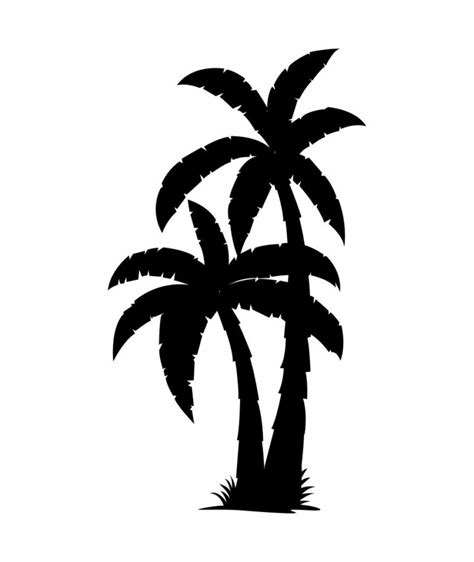 Printable Palm Tree Stencil Printable Jd