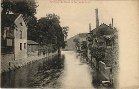 Epinal Le Canal au Pont de la Xatte à Épinal Cartorum