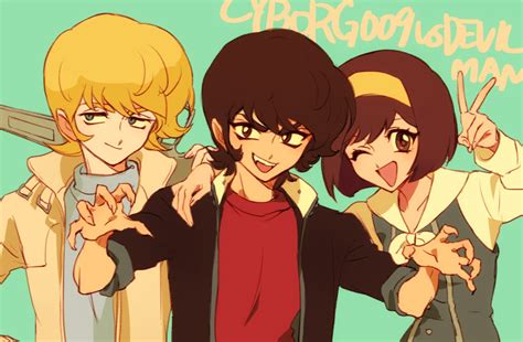 Fudou Akira Asuka Ryou And Makimura Miki Devilman And More Drawn