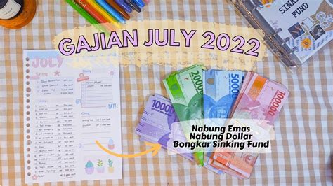 Gajian Juli 2022 Sinking Fund Dan Mengatur Keuangan Rumah Tangga