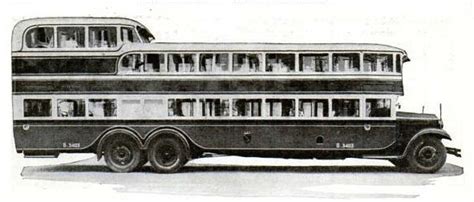 Did You Know That Triple-Decker Buses Actually Existed? – BESTpedia